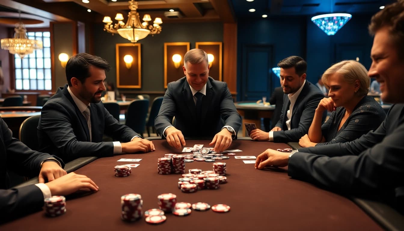 Menghadiri game kasino di https://upfrontpodcast.com/ dengan suasana penuh semangat dan dealer profesional.