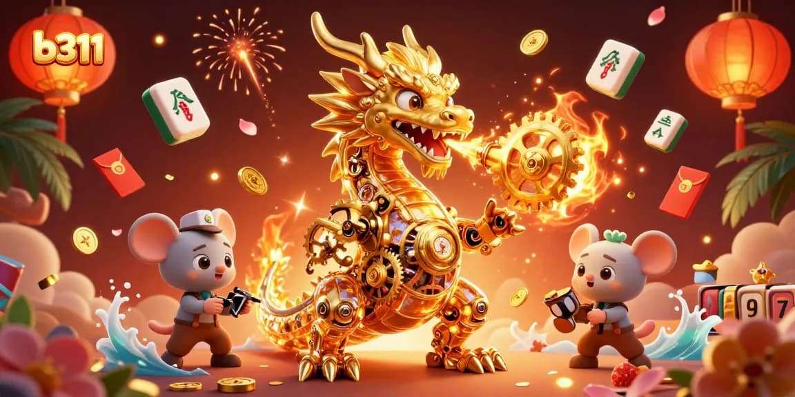 b311 oferece uma experiência vibrante com dragão de ouro e elementos de cassino. Jogue agora!