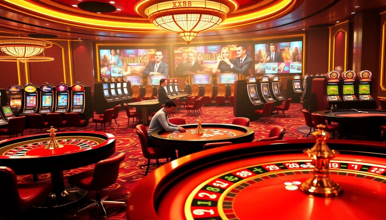 Gamblers enjoy interactive games at the vibrant xx88 casino, featuring top-notch gaming experiences.