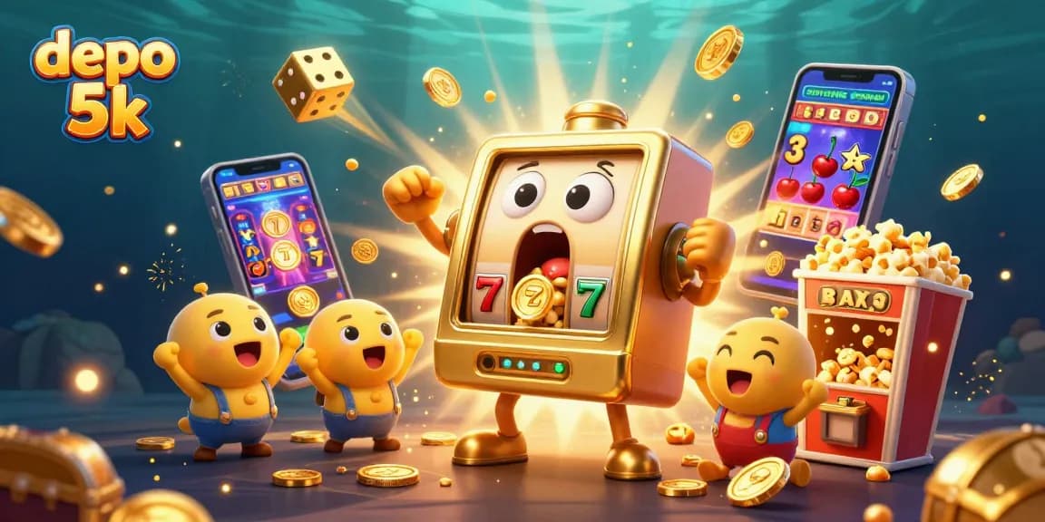 Menangkan pengalaman bermain slot gacor dengan depo 5k, lihat jackpot mengalir dari mesin slot.