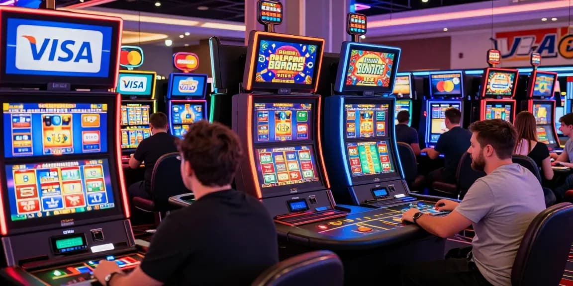 Engaging gaming scene at credit card casinos showcasing players and vibrant games at https://dea.org.uk for an immersive gambling experience.
