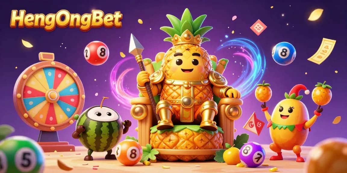 Experience the thrilling gameplay at HengOngBet with vibrant lottery elements and a dynamic casino atmosphere.