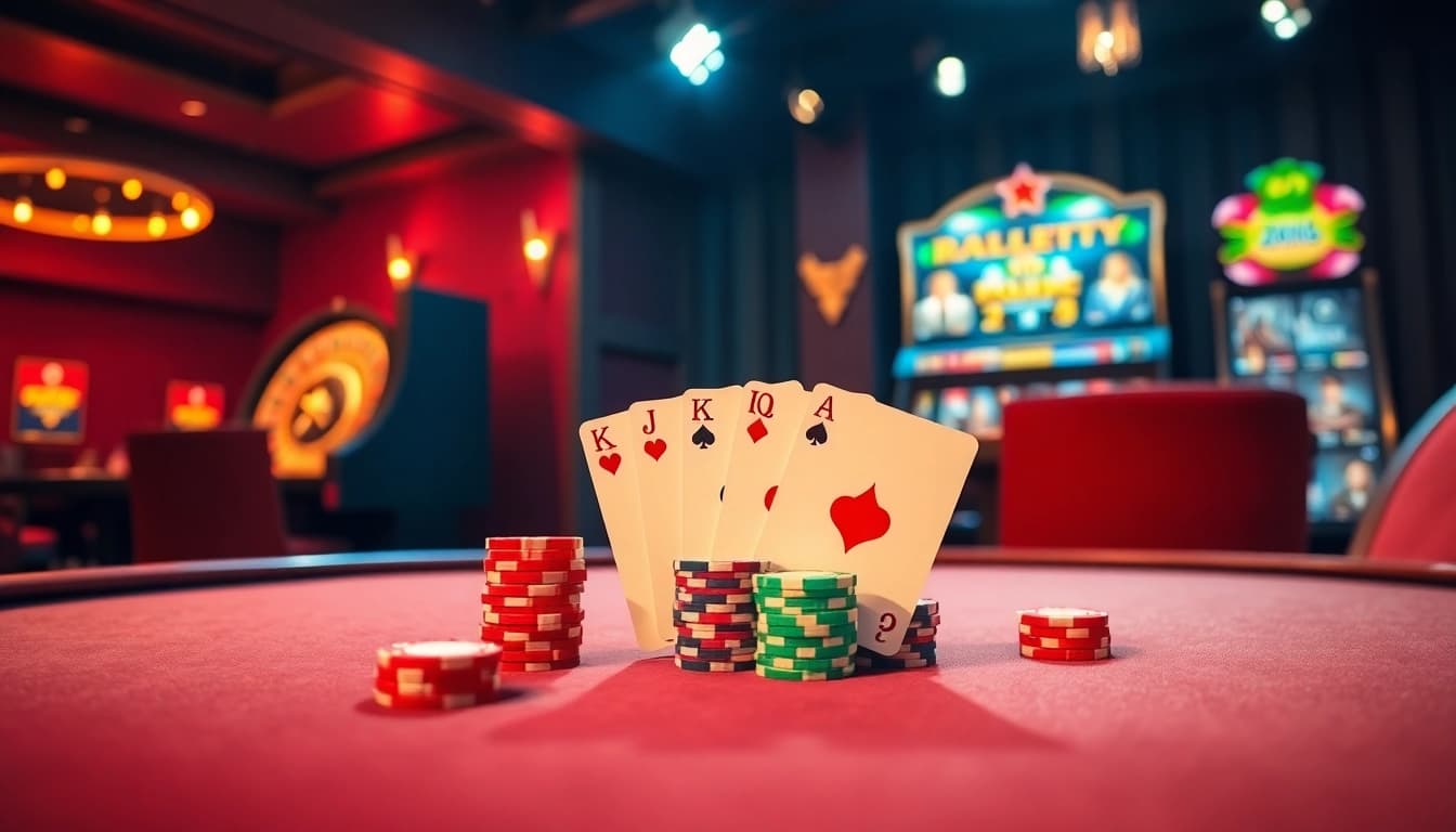 Dynamic poker action with Rikvip gaming elements creating excitement and tension.