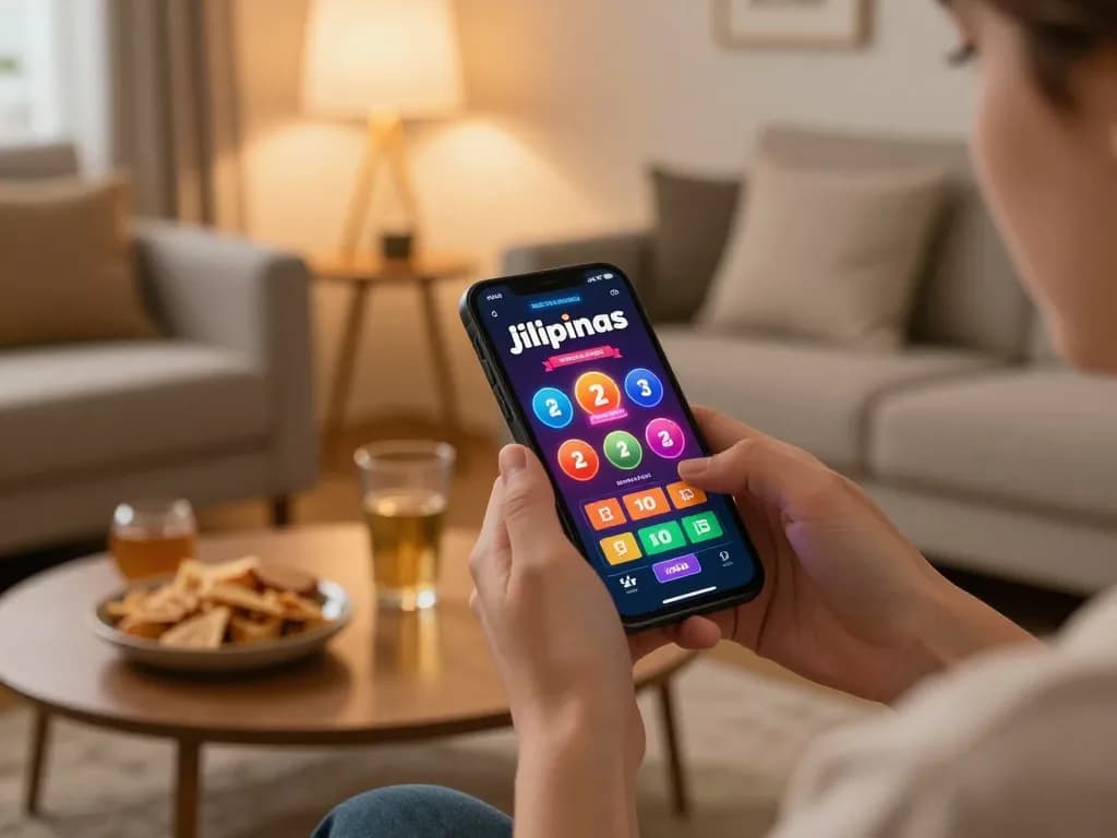 Jilipinas register process shown on smartphone, highlighting mobile gaming excitement and comfort.