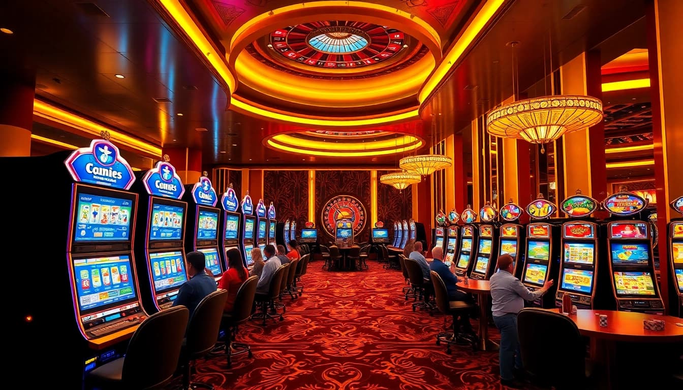 Experience the thrill of Slot Online games with vibrant slot machines and engaging gameplay.