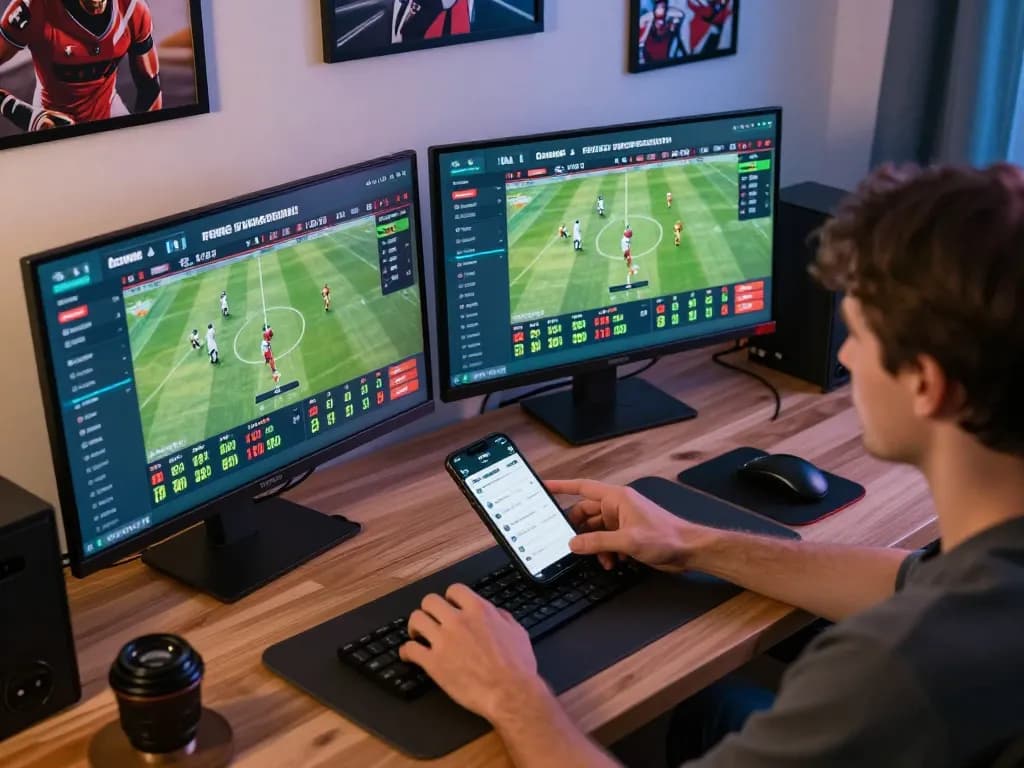Engaging with MM88.COM's sports betting interface for real-time action and strategic wagering.