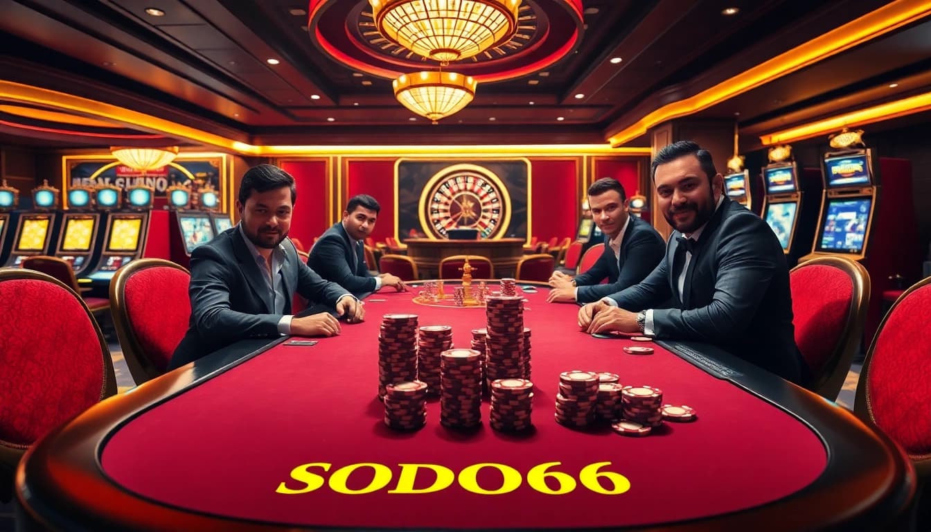 Experience high-stakes action at SODO66 with glamorous poker gameplay and exclusive gaming technology.