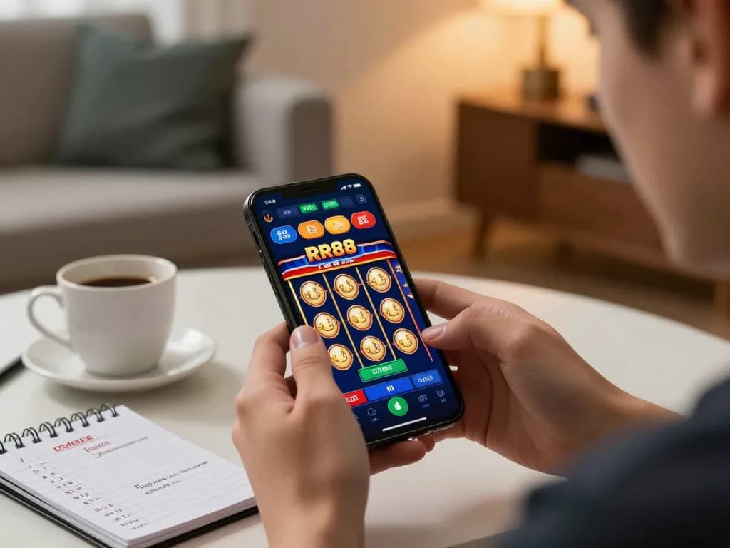 Experience the RR88 casino app on mobile while enjoying strategic gameplay at home