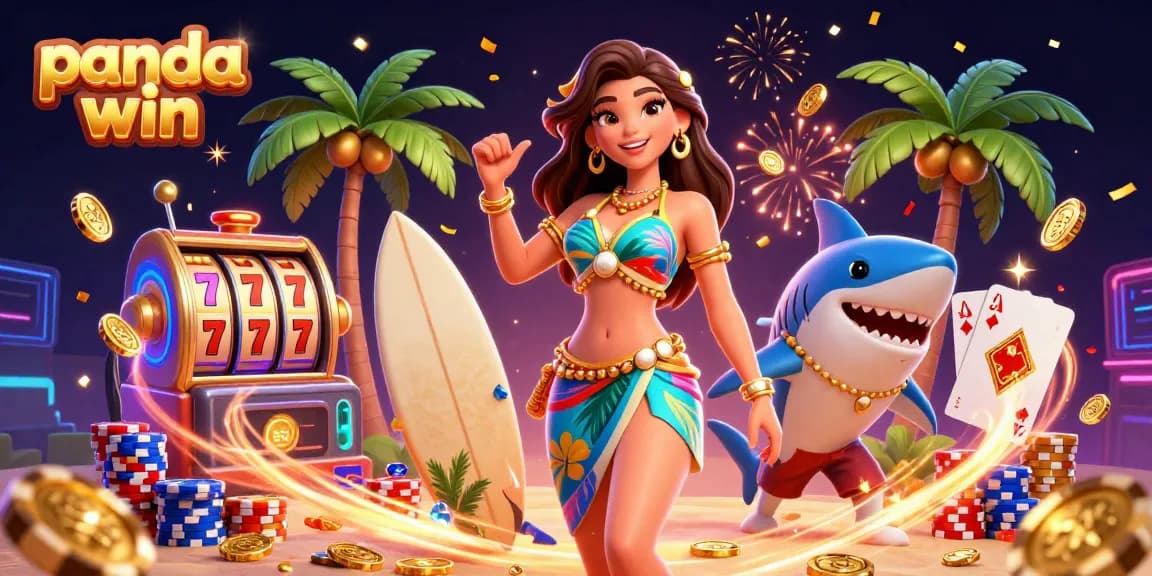 Panda win slot yang menarik dengan grafik 3D, gameplay yang mendebarkan, dan karakter yang vibrant dalam suasana kasino yang dinamis.