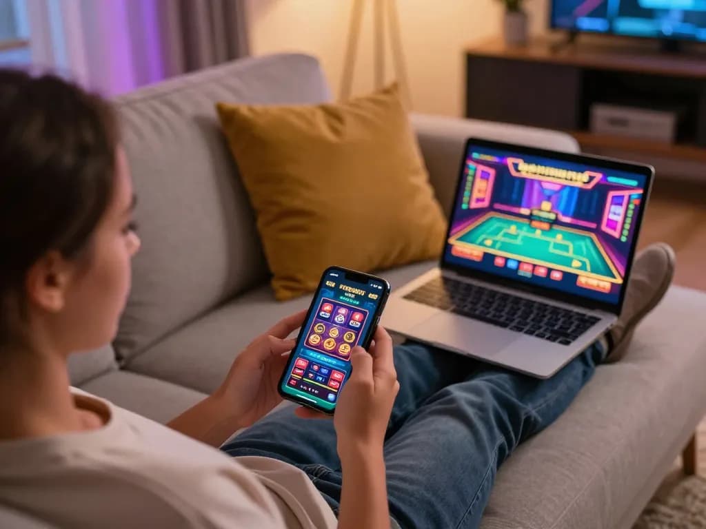 Engaging in online casino games on smartphone at home, uu88 offers thrilling experiences for players.