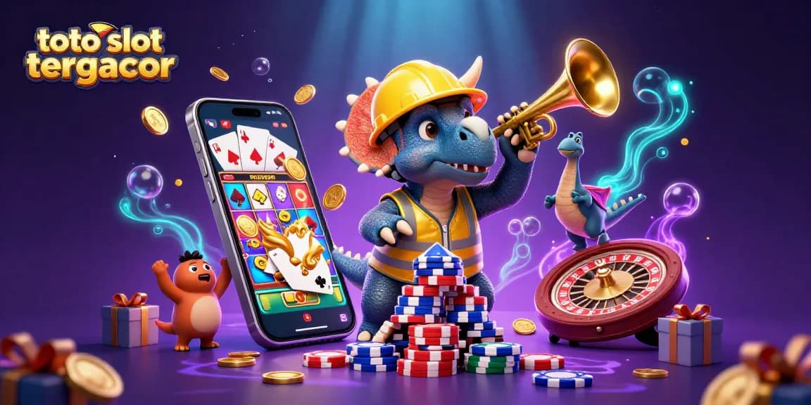Spin into action with toto slot tergacor, celebrating wins amid vibrant gaming elements.