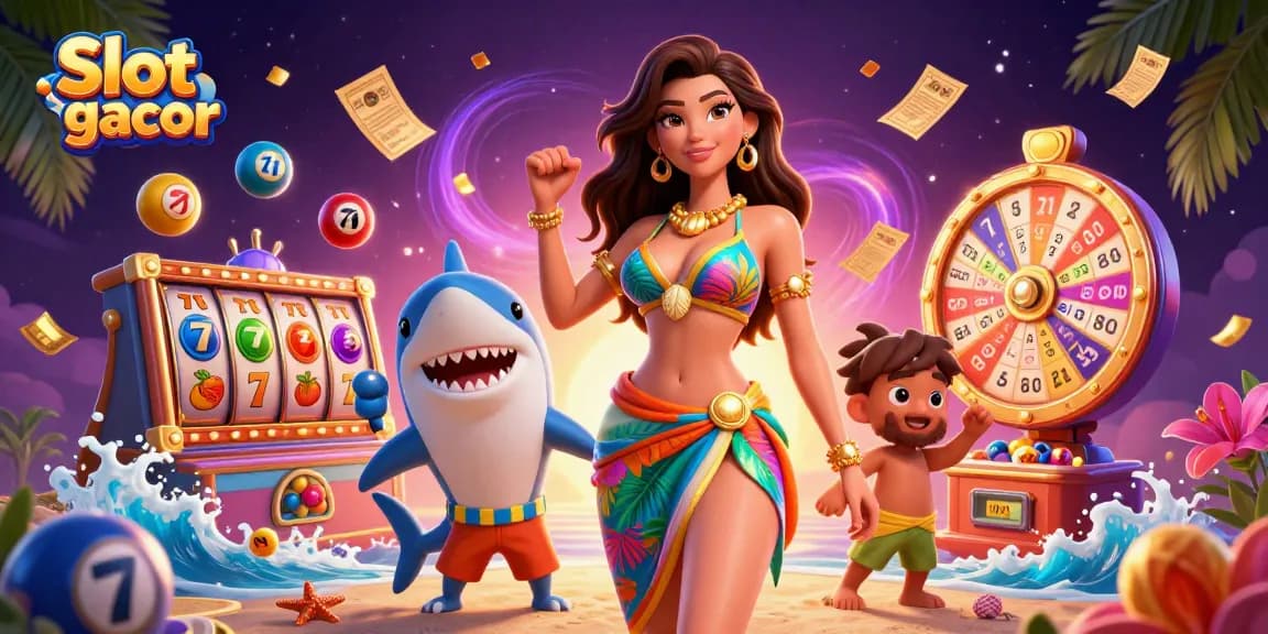 Engage with Slot gacor by exploring vibrant slot gaming elements amid a dynamic casino scene.