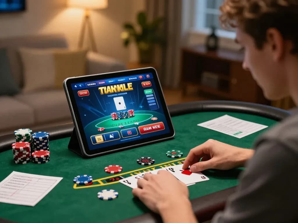 Engaging in live dealer blackjack online with upintogel login from a cozy home setting