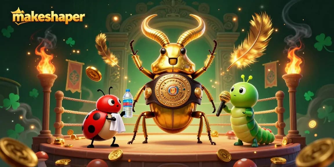 Experience thrilling gameplay with a makeshaper-inspired casino showdown featuring vibrant characters and dynamic elements.