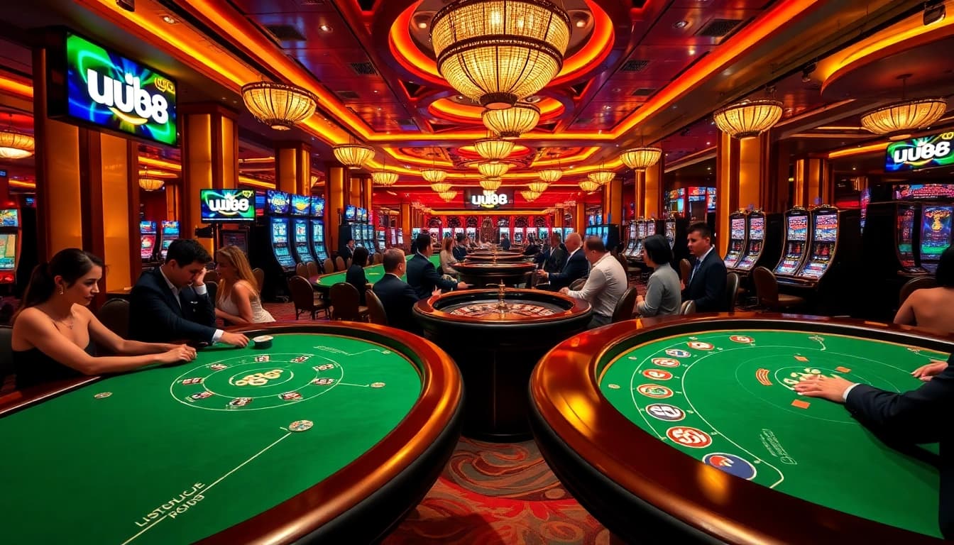 Experience excitement at uu88 with professional poker players and captivating casino games.
