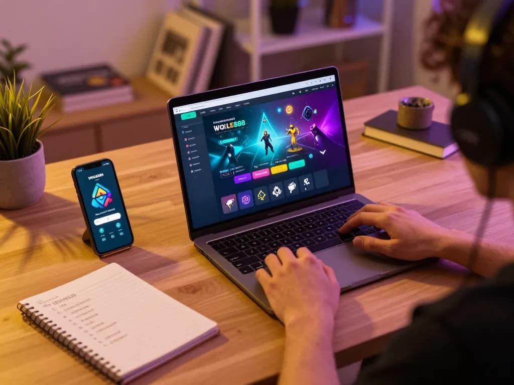 Rasakan aksi permainan WOLES88 dengan visual interaktif dari platform online.