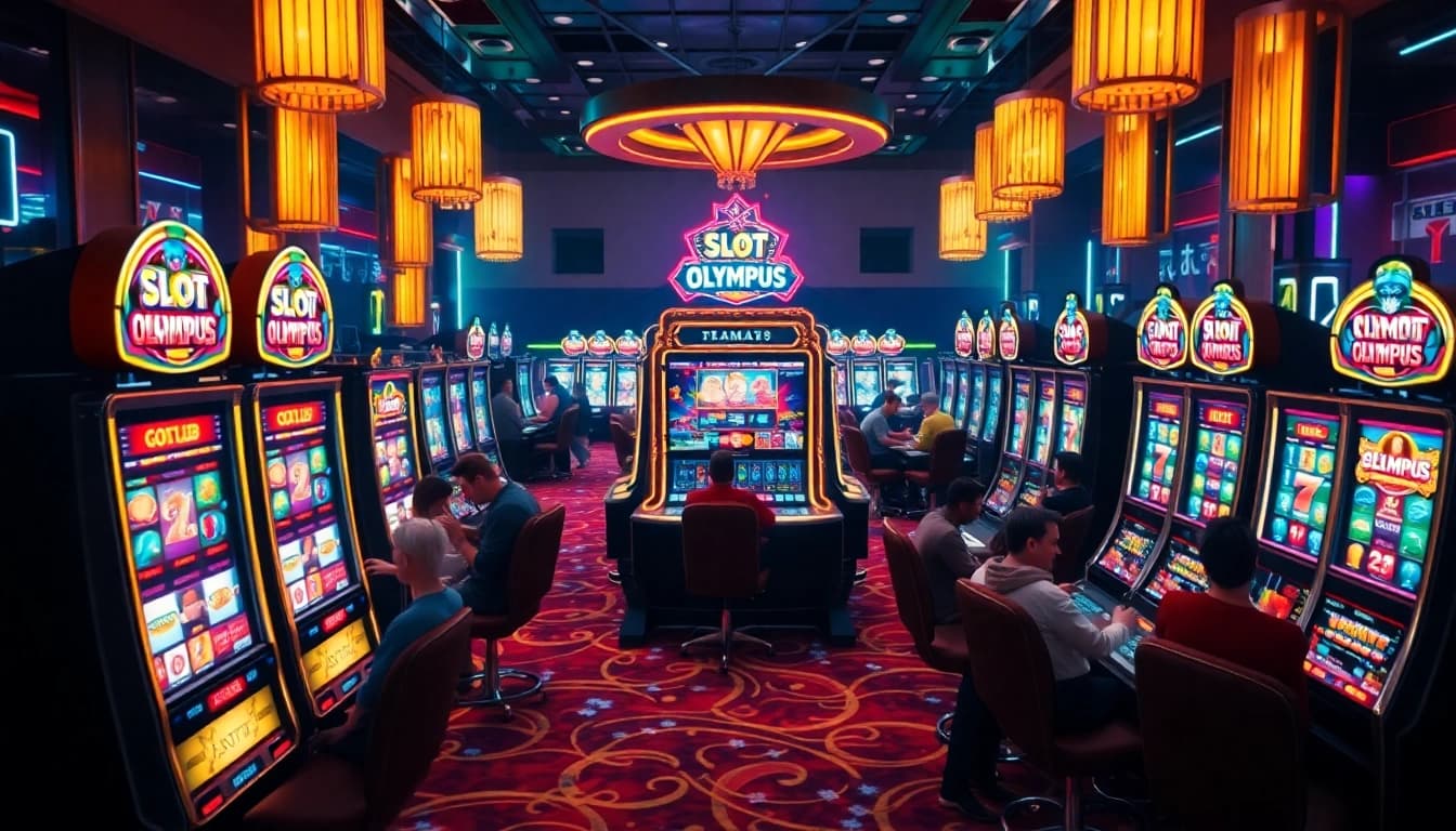 Experience thrill with slot olympus gameplay at a luxurious casino environment full of excitement.