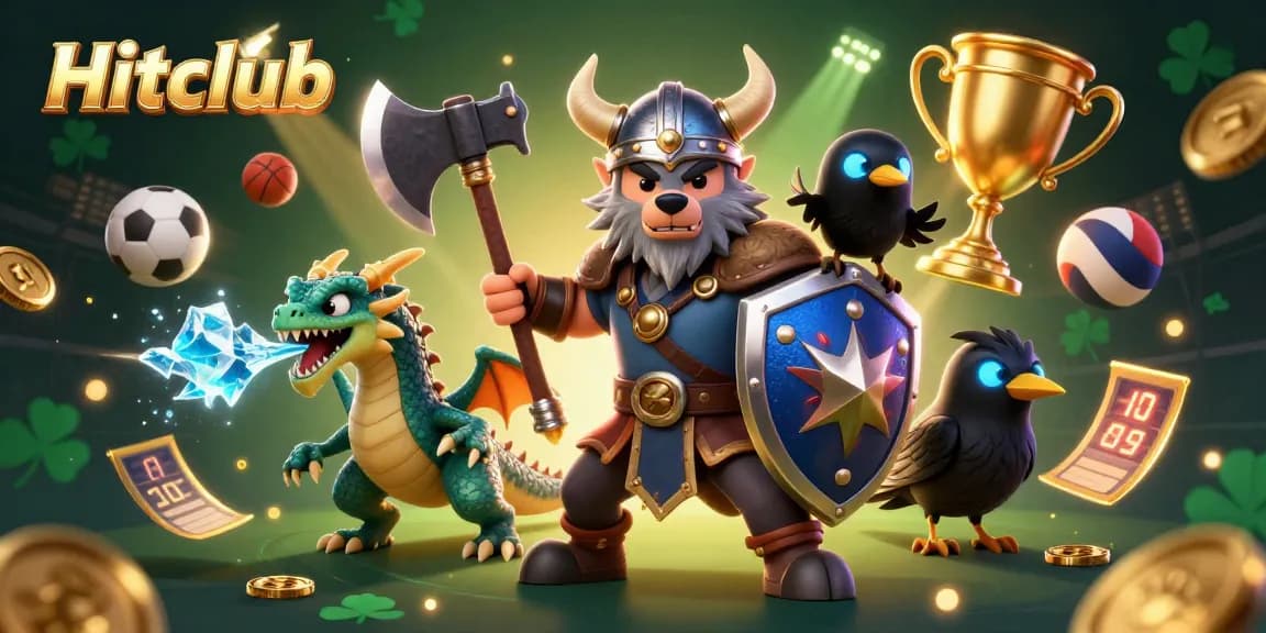 Engage with Hitclub for thrilling sports betting experiences and dynamic gameplay featuring Viking warriors.