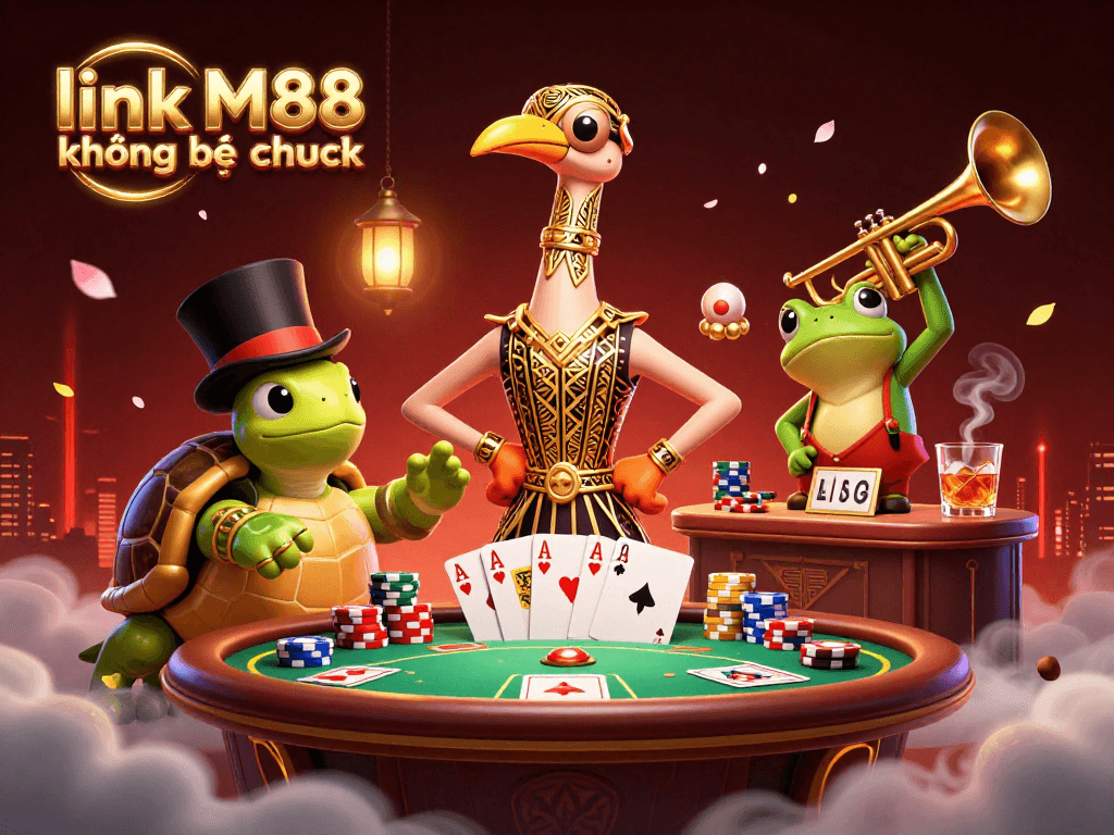 Trải nghiệm cá cược đỉnh cao với link M88 không bị chặn, tham gia bàn poker đầy hấp dẫn.