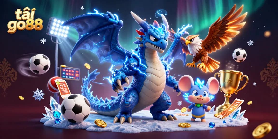 Engage in tải go88 excitement with dynamic 3D characters and vibrant sports elements.