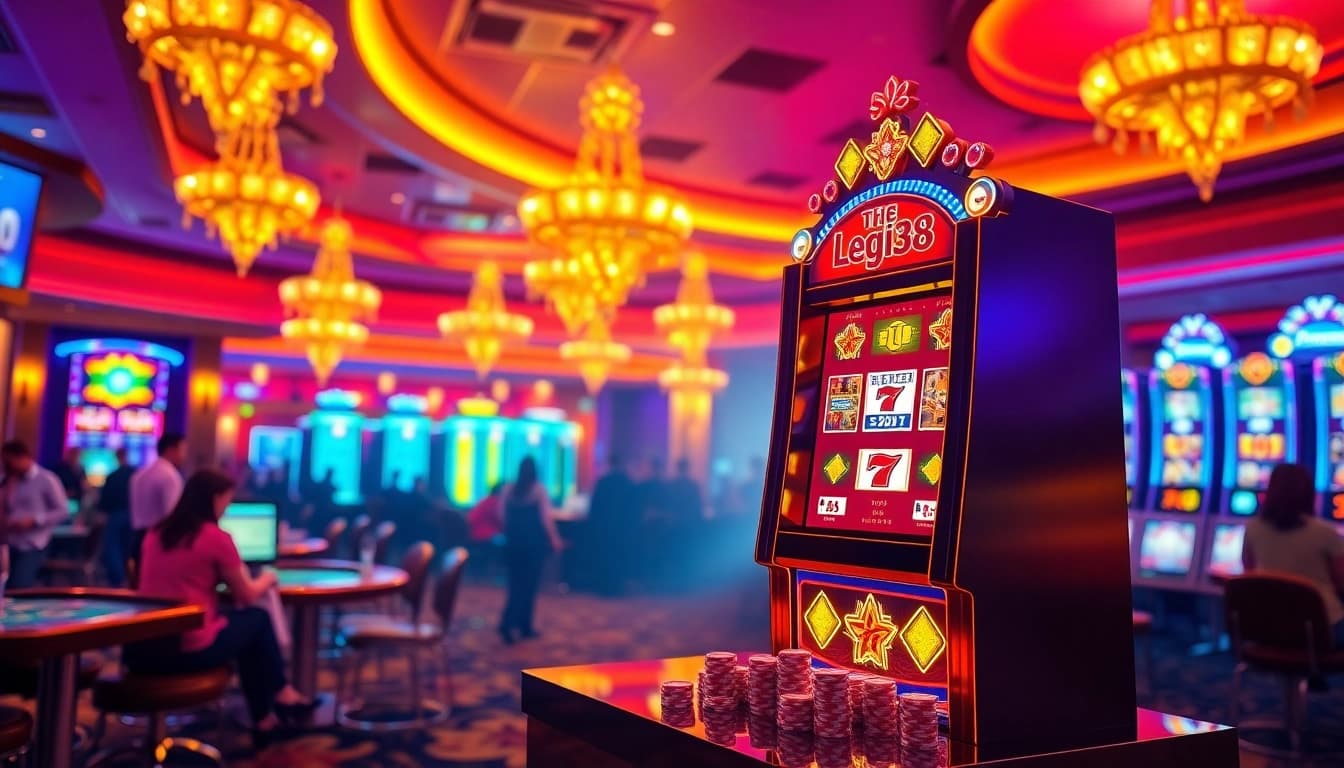 Experience the thrill of lego138 slot gaming with vibrant visuals and exciting casino atmosphere.