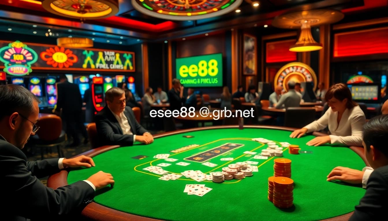 Play poker at a high-stakes table while exploring https://ee88.gb.net/ for the best gaming experiences.