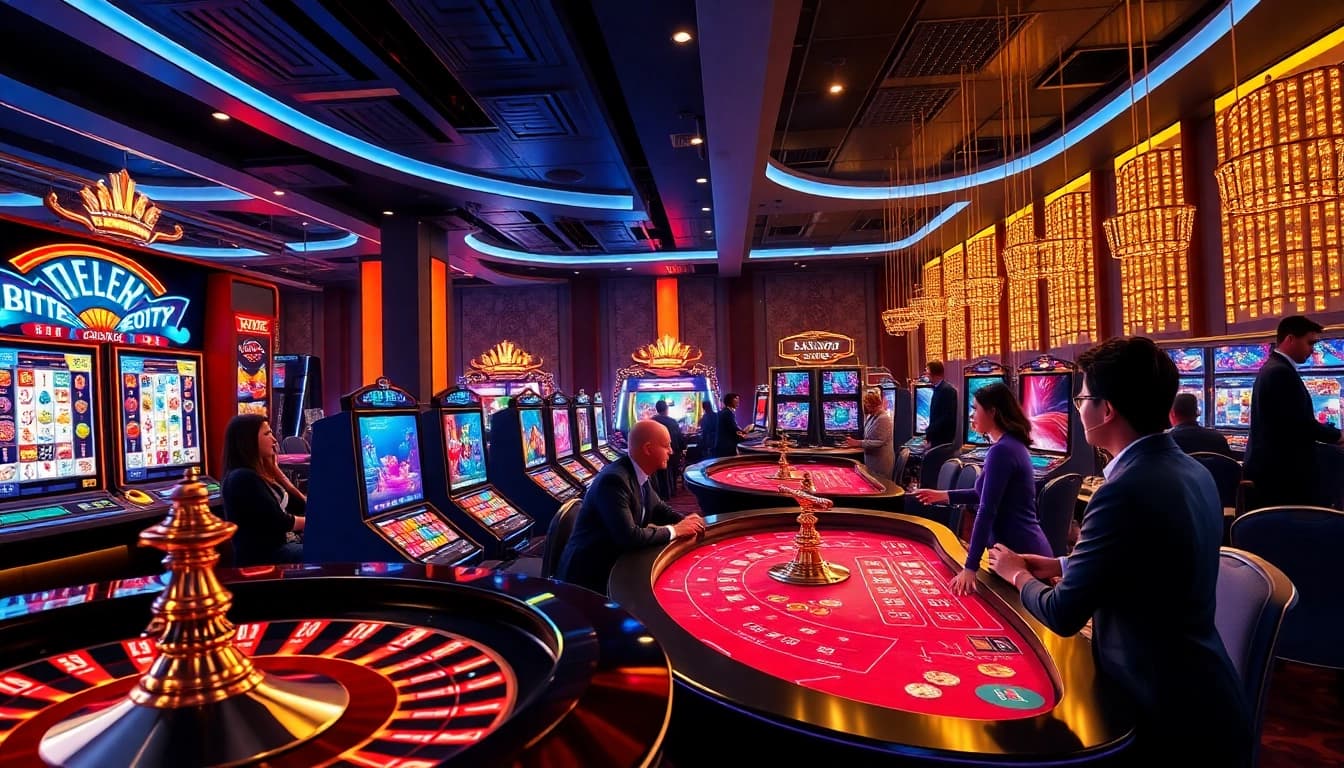 Experience the excitement of online gaming at https://33win.global/ with vibrant casino graphics and engaging players.