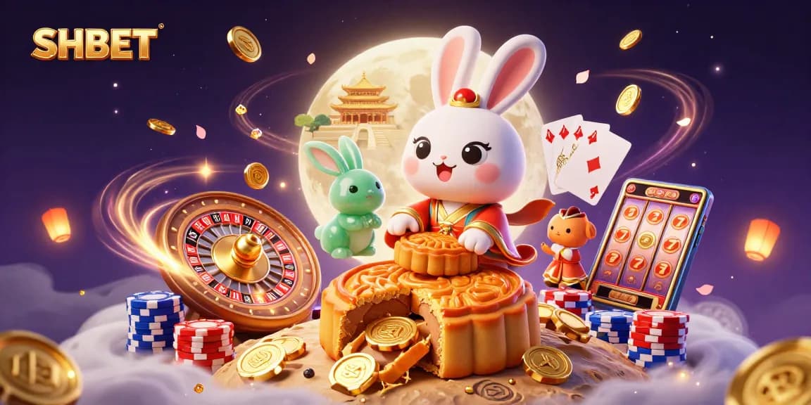SHBET showcases thrilling gameplay with a unique moon rabbit theme, integrating gaming elements and excitement.