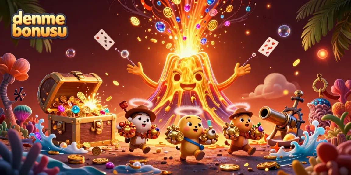 Explore deneme bonusu deals at top casinos with vibrant treasures in a dynamic underwater scene.