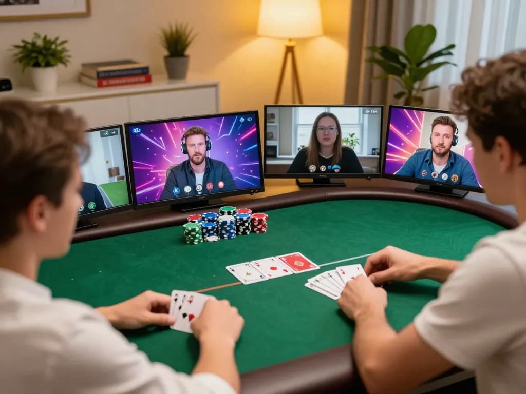 Players engaging in an online poker game while using Juraganbet88 for a thrilling gameplay experience.