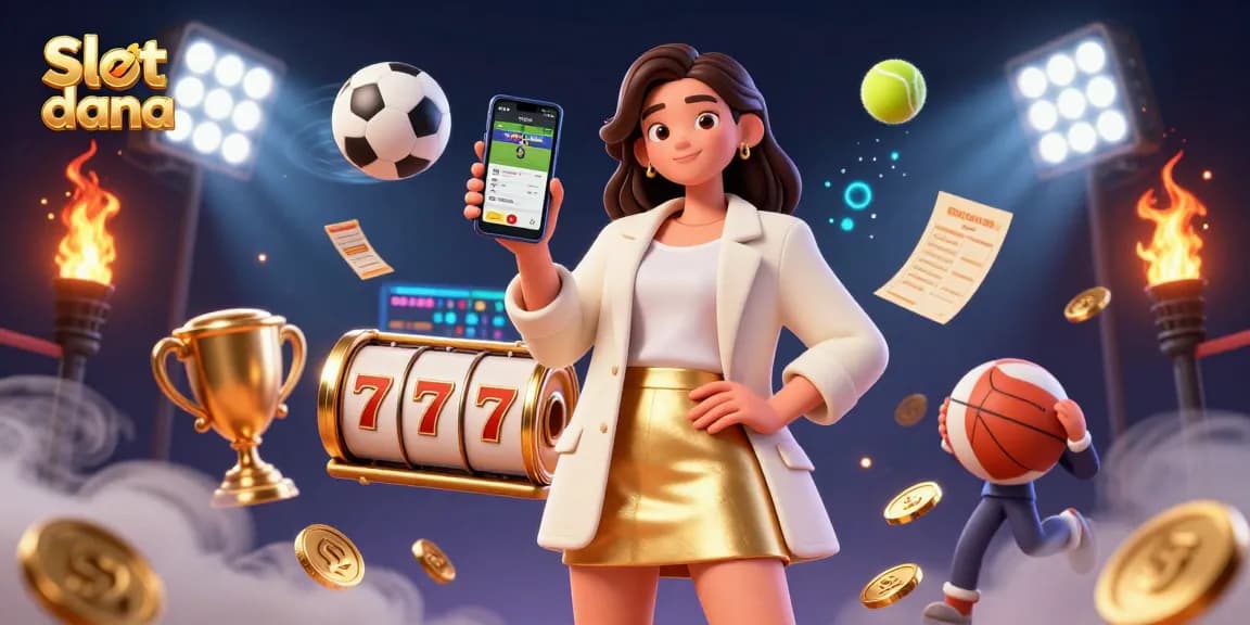Experience the thrill of Slot dana with vibrant 3D casino elements and dynamic betting action.