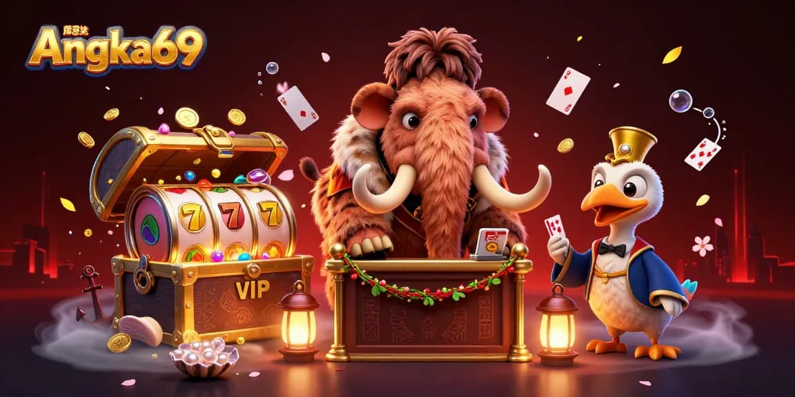 Angka69 offers immersive gaming experiences with vibrant characters and dynamic slot visuals.