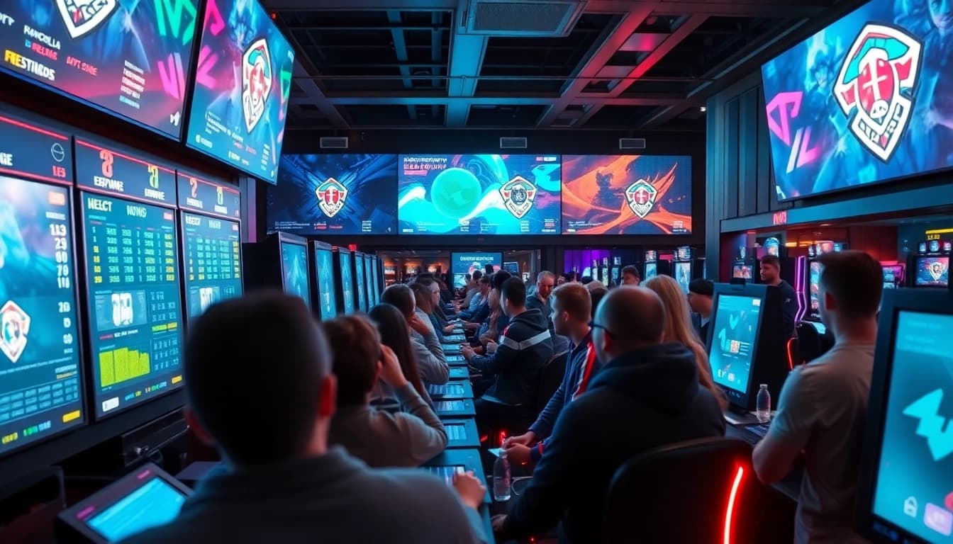Engaging esports betting Malaysia experience in a lively casino setting.