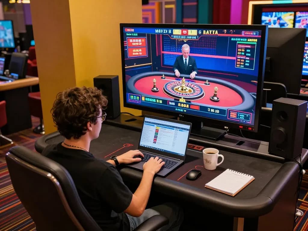 Experience ALO8's exciting live dealer games in a cozy online gaming setup