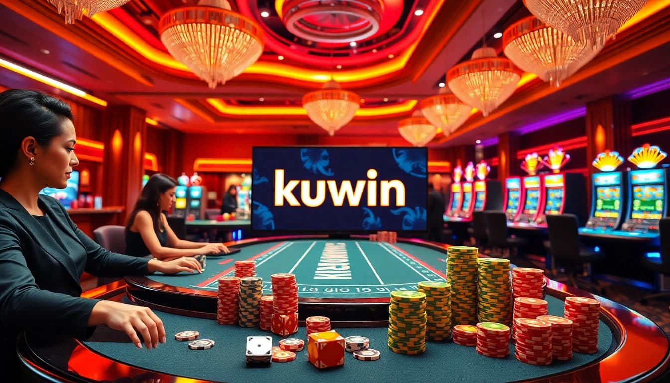 Kuwin offers an exhilarating online gambling experience with vibrant casino elements and engaging gameplay.