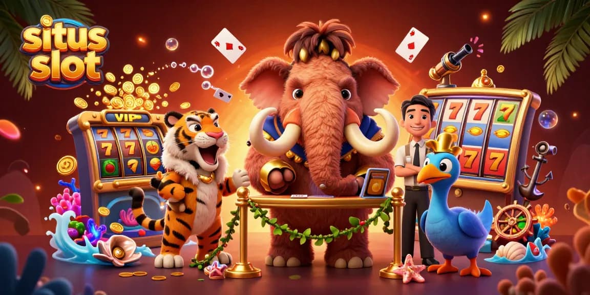 Experience thrilling gameplay on situs slot with dynamic characters and exciting casino elements.