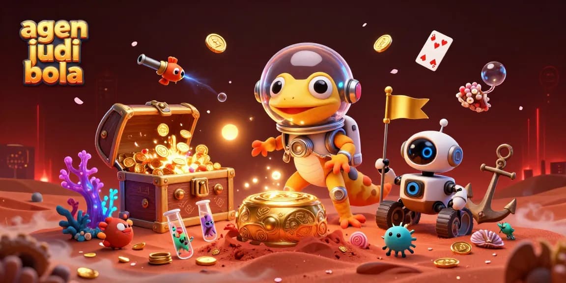 Bet on agen judi bola as the Martian gecko discovers a hidden casino treasure on Mars.