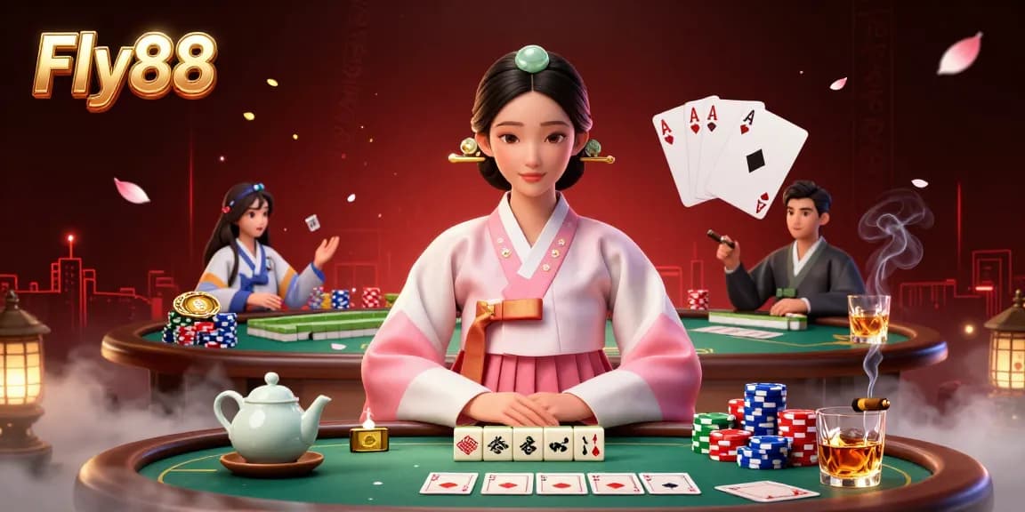 Engage in thrilling casino activities at Fly88 while enjoying a serene poker atmosphere and Asian elegance.