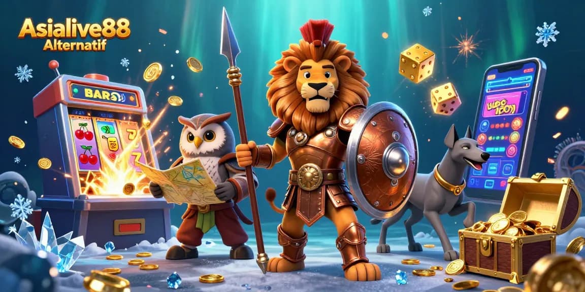 Celebrate big wins with Asialive88 Alternatif's exciting jackpot scene and gaming elements!