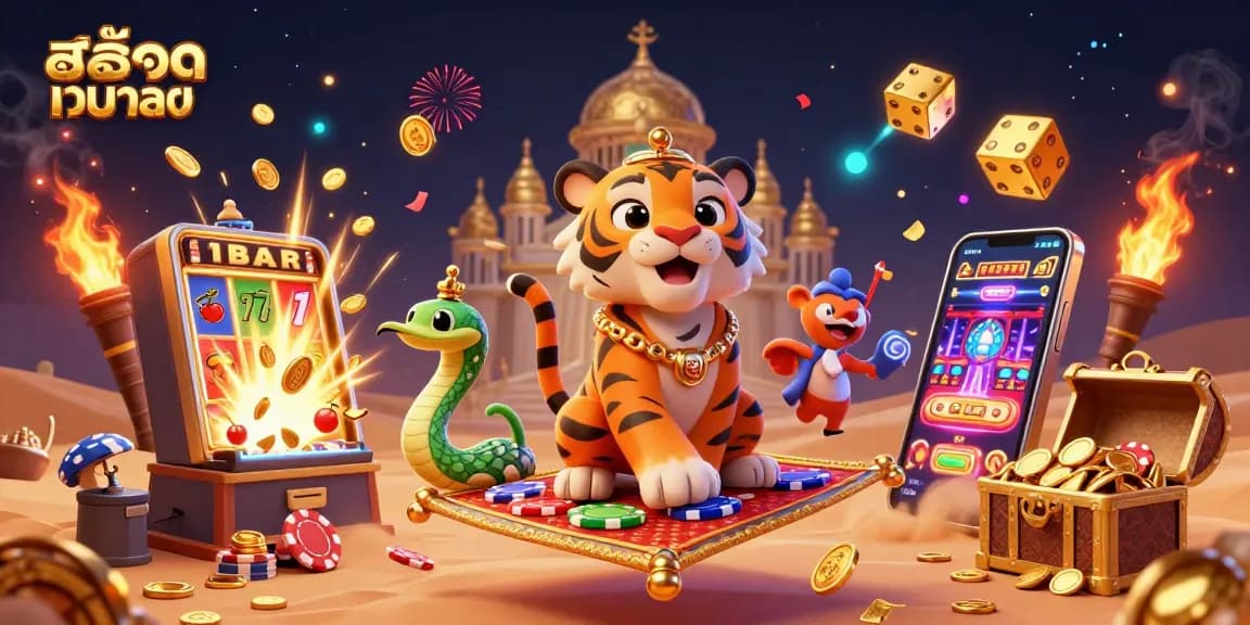 Enjoy thrilling สล็อตเว็บตรง action with our majestic Arabian-themed sultan amidst jackpot riches!