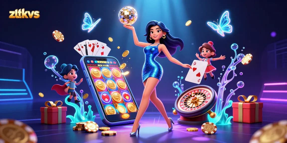 Experience thrilling gaming at zltkvs with vibrant visuals and dynamic casino elements.