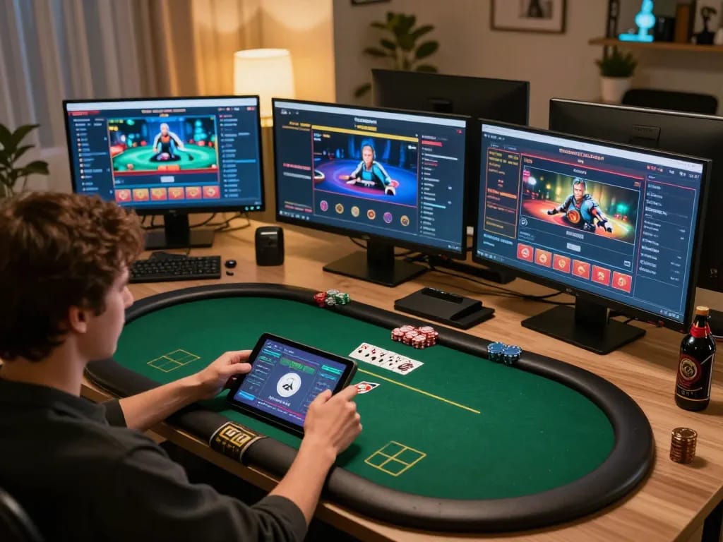 Experience thrilling gameplay at 789P poker table with high-stakes action and immersive atmosphere