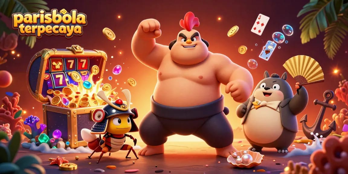 Experience the thrill of gaming with parisbola terpercaya featuring vibrant 3D casino elements.