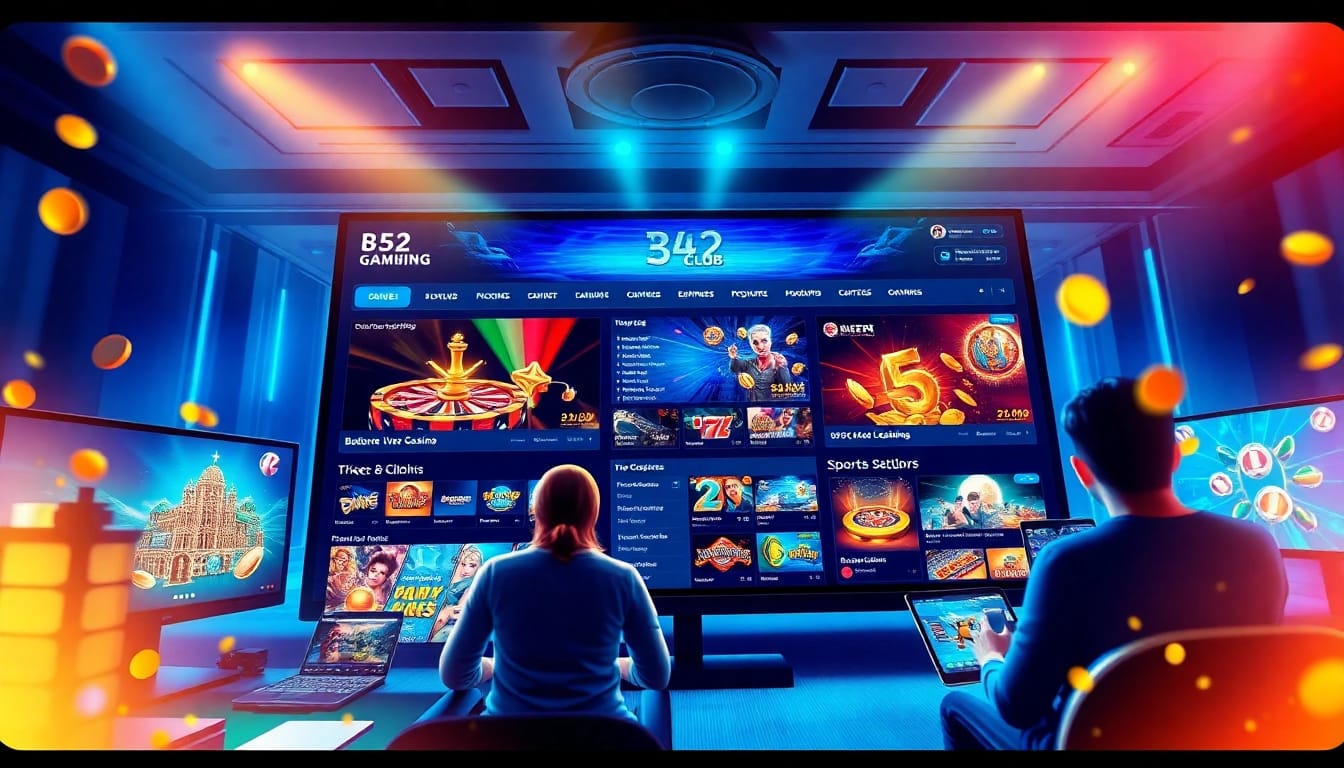 Experience the thrill of online gambling at https://b52clubn.com/ with its diverse gaming options and user-friendly interface.
