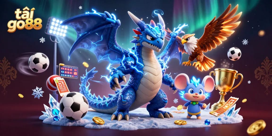 Engage in tải go88 excitement with dynamic 3D characters and vibrant sports elements.