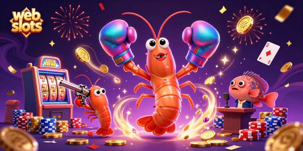 Engaging 3D cartoon scene showcasing vibrant web slots action with dynamic characters and casino elements