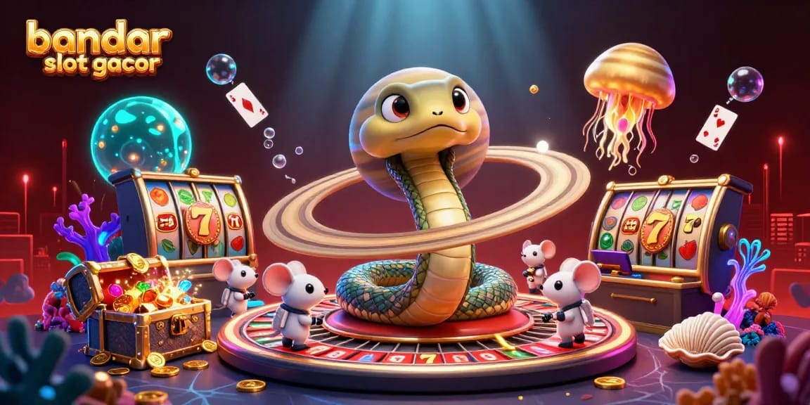 Engage in thrilling gameplay at bandar slot gacor with immersive slot experiences and vibrant cosmic elements.