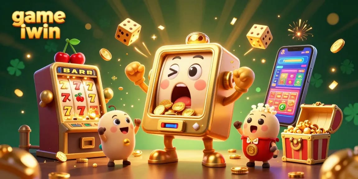 Play thrilling game iwin as the golden slot machine wins big with a jackpot explosion!