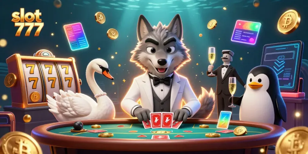 Menangkan slot 777 dengan karakter kasino 3D yang luar biasa di bawah sinar lampu gemerlap.