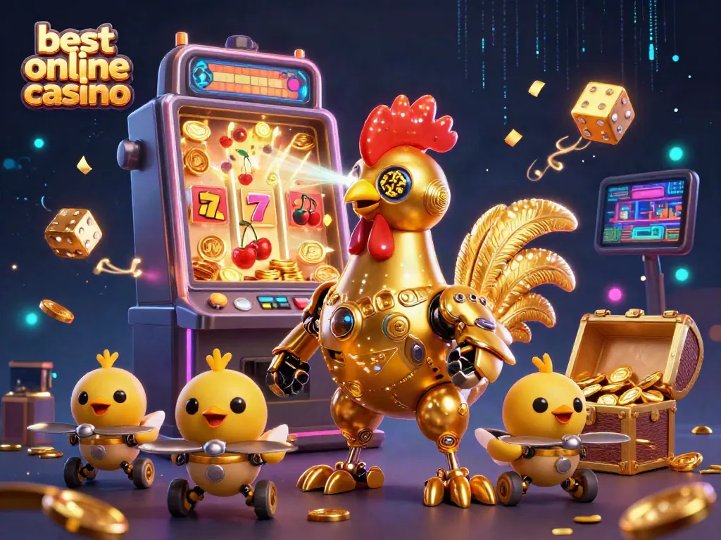 Experience the thrill at the best online casino with vibrant 3D characters and action-packed game elements.